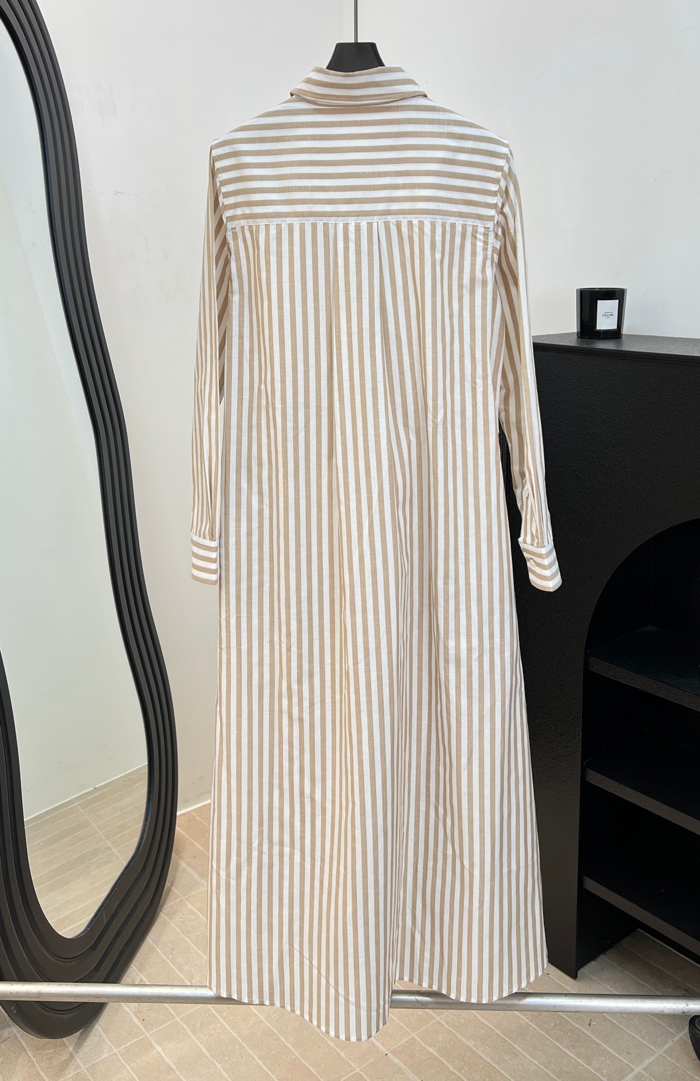 RALPH LAUREN 26S STRIPED SHIRT DRESS 355