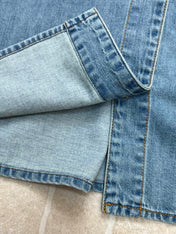 LOEWE 26S SHORT-SLEEVE DENIM SHIRT 562