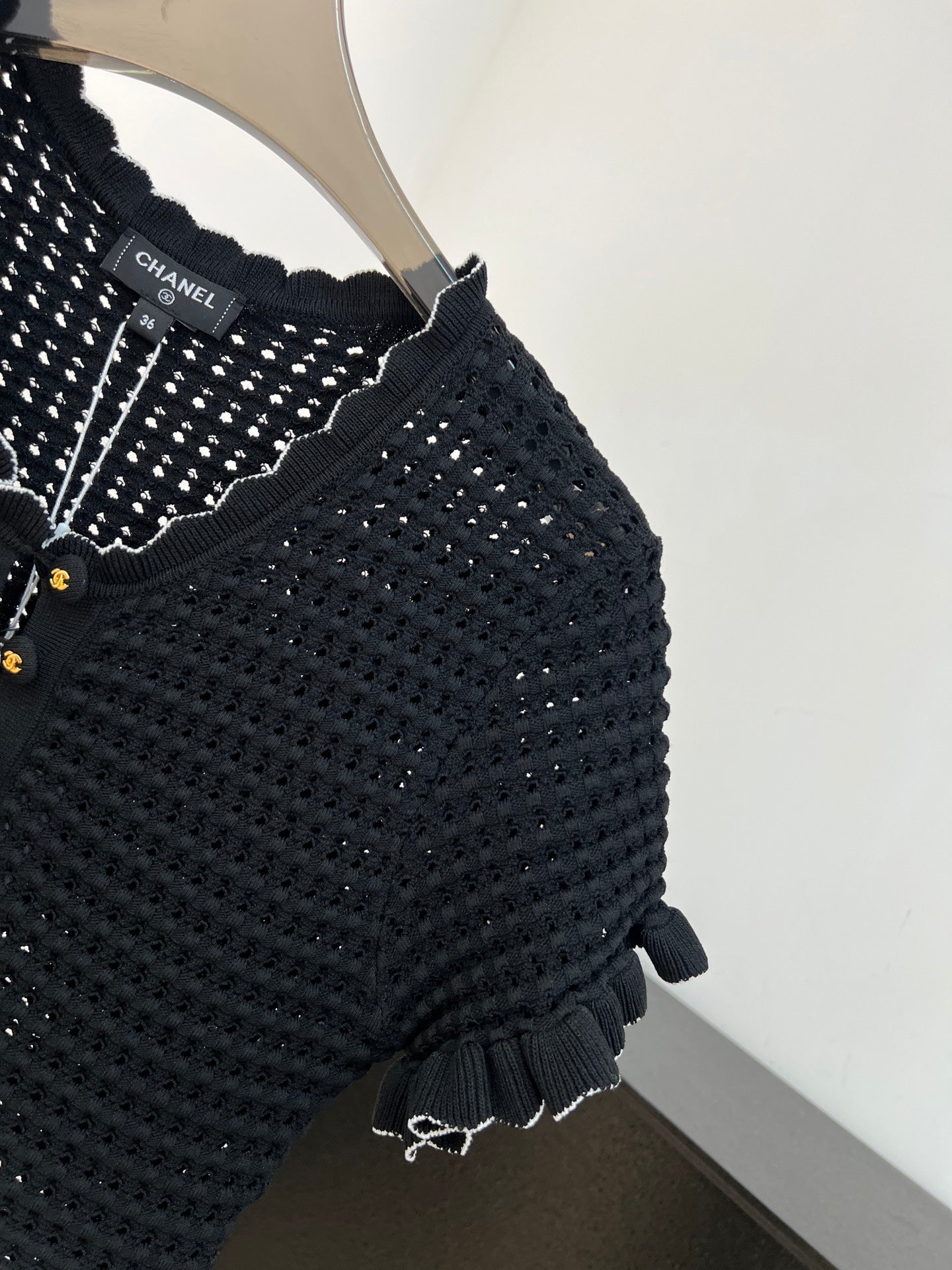 CHANEL 26S SLEEVELESS KNIT TOP 1497