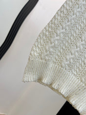 CHANEL 26S SHORT-SLEEVE KNIT T-SHIRT 1412
