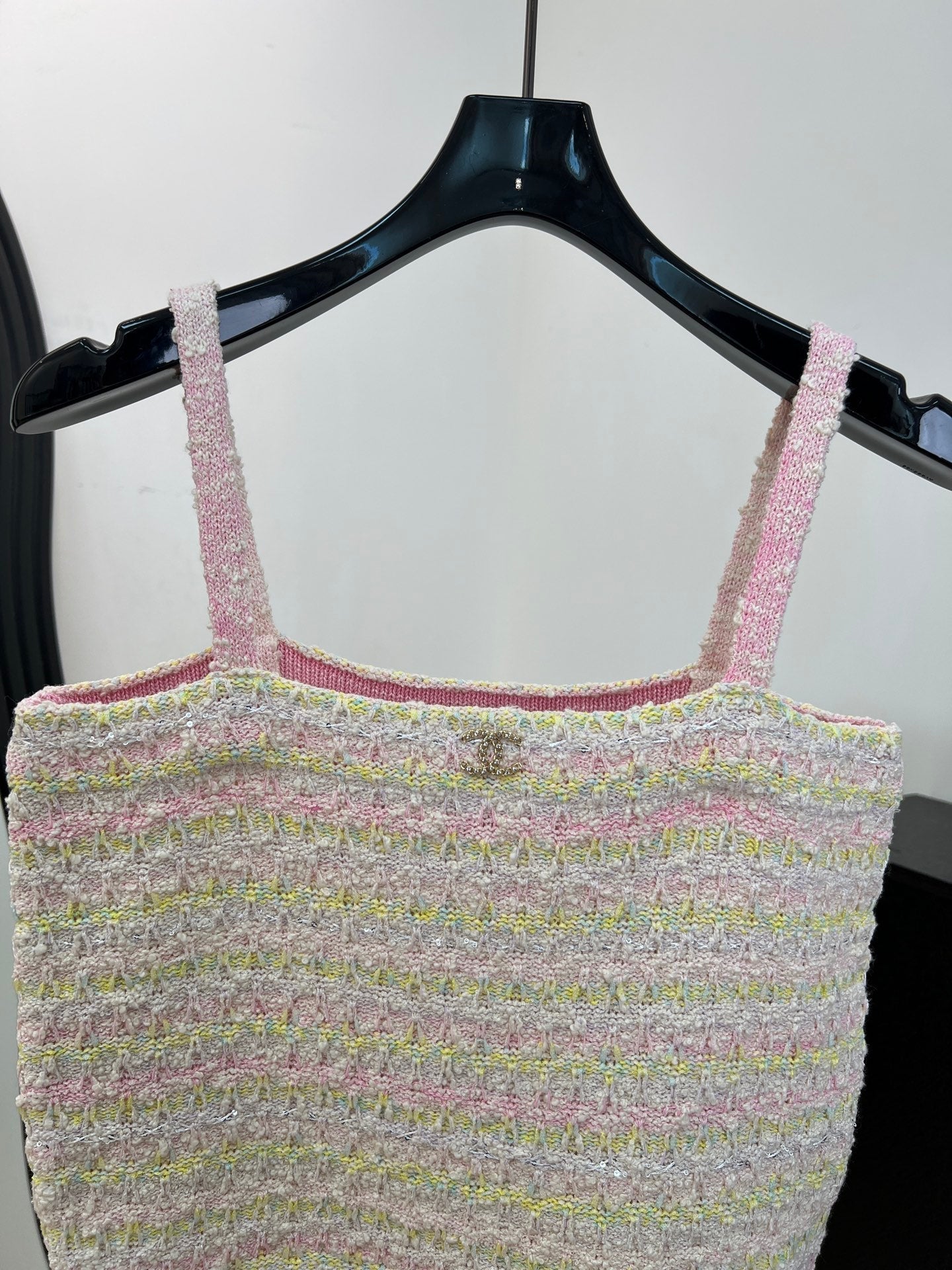 CHANEL 26S TWEED CAMI TOP 1481
