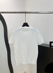 RALPH LAUREN 26S SHORT SLEEVE KNIT SWEATER 345