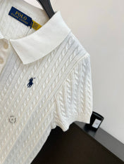 RALPH LAUREN 26S SHORT SLEEVE KNIT SWEATER 345