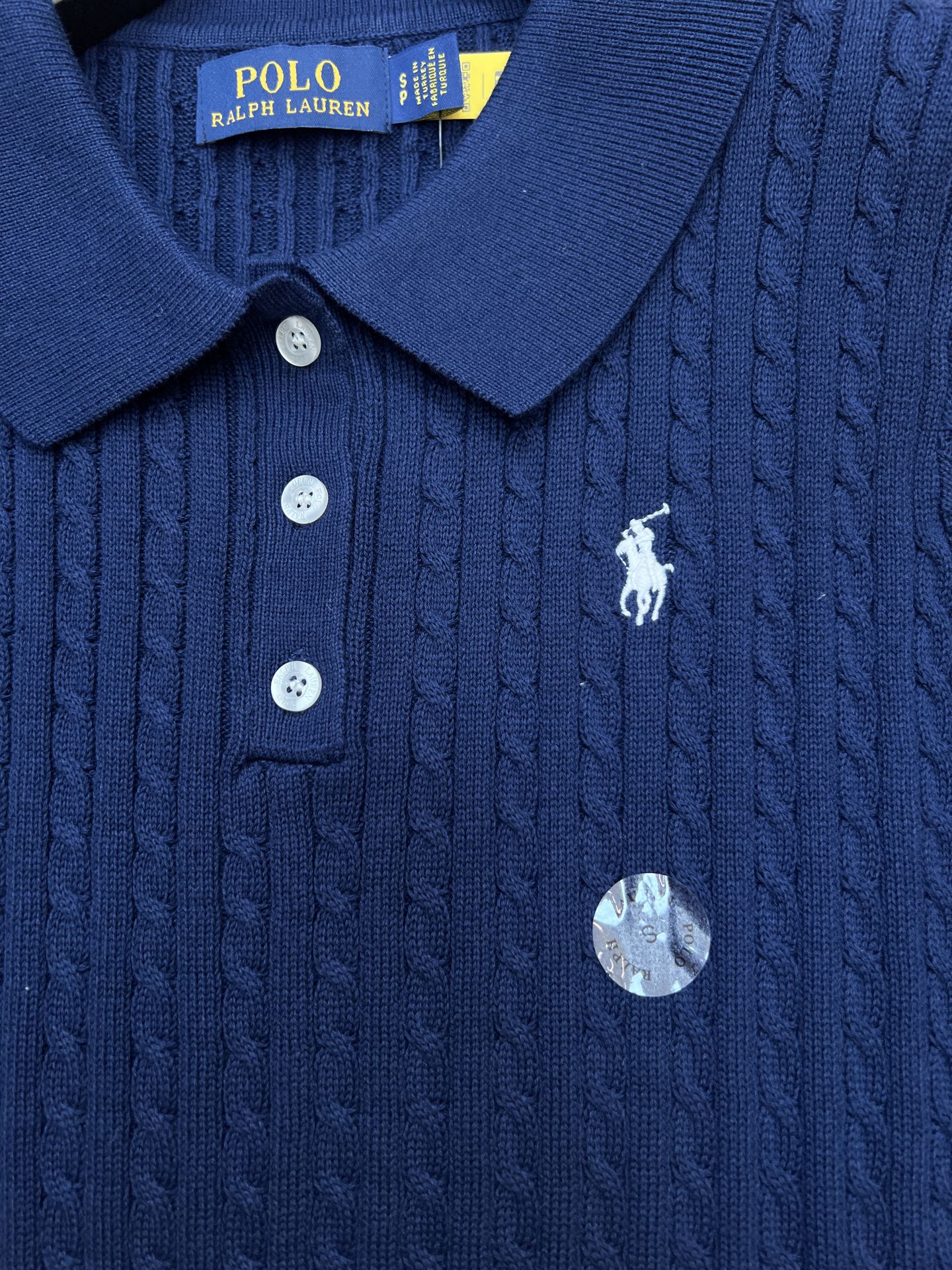 RALPH LAUREN 26S SHORT SLEEVE KNIT SWEATER 344