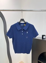 RALPH LAUREN 26S SHORT SLEEVE KNIT SWEATER 344