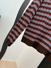 PRADA 26S LONG-SLEEVE KNIT POLO SHIRT 1073