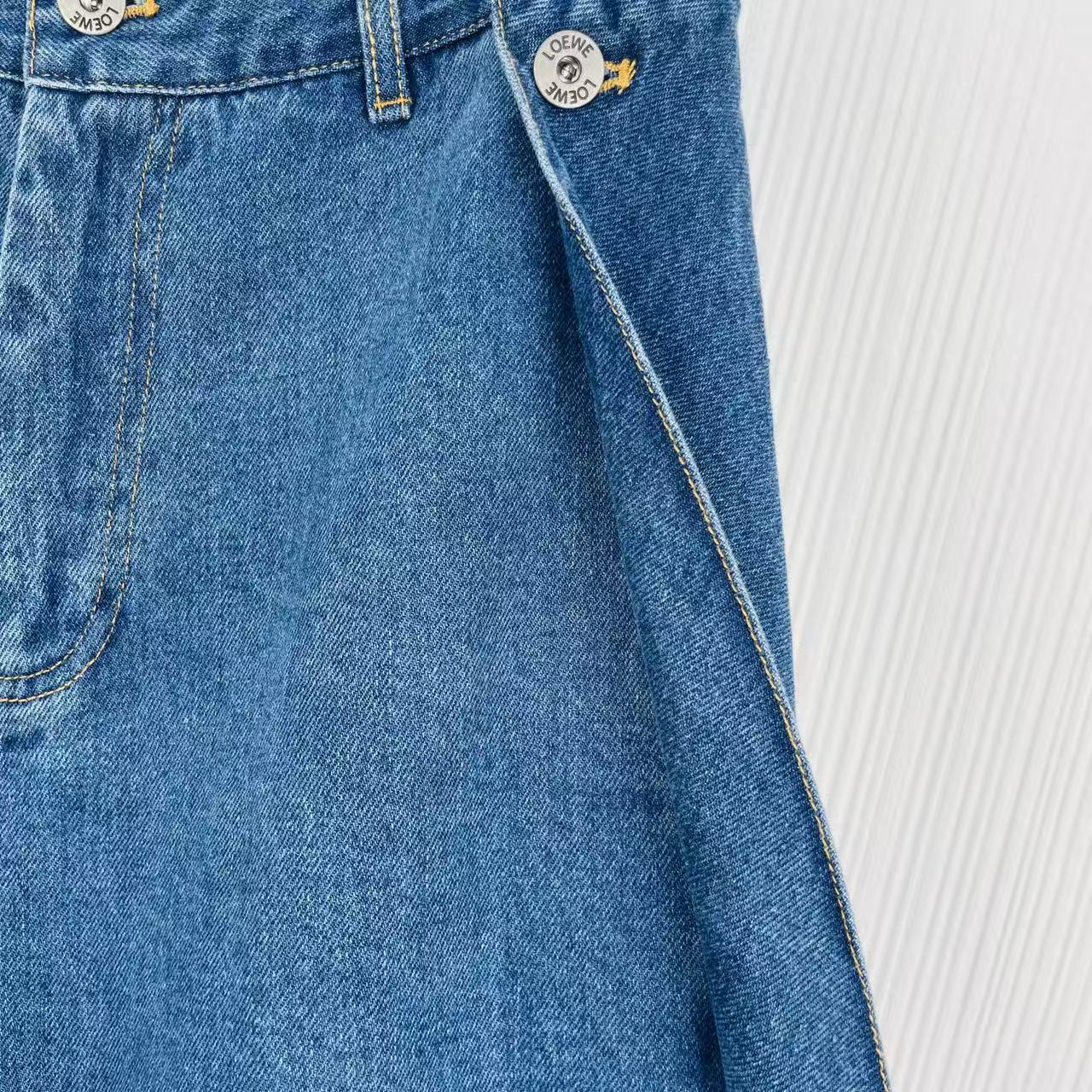 LOEWE 26S PANEL WIDE-LEG JEANS 579