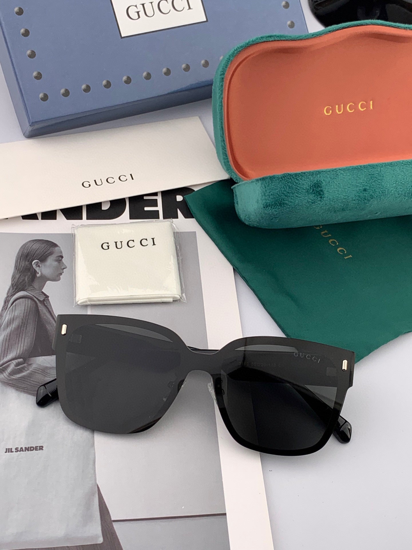 SQUARE FRAME SUNGLASSES G9316 IN ACETATE