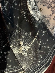 DIOR SCARF 140 CM IN SILK-CASHMERE BLEND 735816