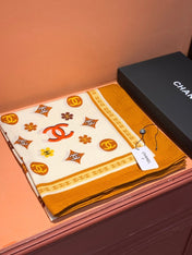 CHANEL 25S SCARF 140 IN CASHMERE 931508