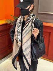 LOEWE 26S SCARF 140 IN CASHMERE SILK 248253