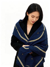 CHANEL 26S SCARF 135 IN CASHMERE AND SILK 281153