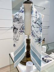 DIOR 26S SCARF 90CM IN SILK 284556