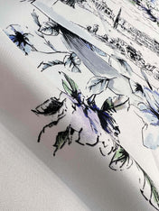DIOR 26S SCARF 90CM IN SILK 284556