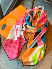 LV 26S SCARF 135 IN CASHMERE AND SILK 320862