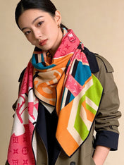 LV 26S SCARF 135 IN CASHMERE AND SILK 320862