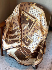 LV 26S SCARF 135 IN CASHMERE AND SILK 320940