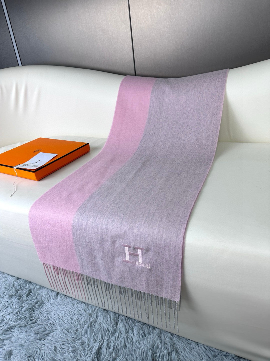 SCRAF 190 CM IN PINK CASHMERE