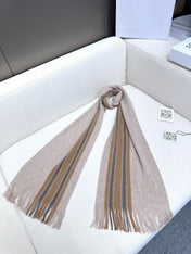 SCARF 180 CM IN ALMOND BEIGE CASHMERE 410158