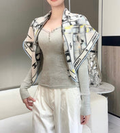 CHANEL 26S SCARF 88 IN SILK 309798