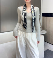 CHANEL 26S SCARF 88 IN SILK 309799
