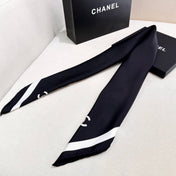 CHANEL 26S SCARF 90 IN SILK 303206