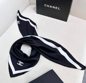 CHANEL 26S SCARF 90 IN SILK 303206