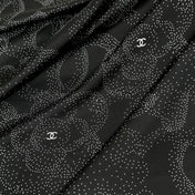 CHANEL 25S SCARF 90 IN SILK 730643