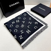 CHANEL 26S SCARF 140 IN WOOL AND SILK 311816