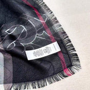 BURBERRY 26S SCARF 220CM IN SILK WOOL 318425