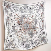 HERMES 26S SCARF 135 IN CASHMERE AND SILK 304575