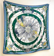 HERMES 26S SCARF 135 IN CASHMERE AND SILK 304576