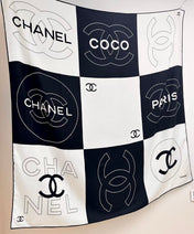 CHANEL 26S SCARF 135 IN SILK 309414
