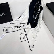 CHANEL 26S SCARF 135 IN SILK 309414