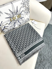 DIOR 26S SCARF 140CM IN CASHMERE SILK 313215
