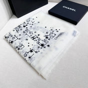 CHANEL 26S SCARF 140 IN SILK 309773