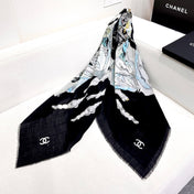 CHANEL 26S SCARF 140 IN SILK 309768