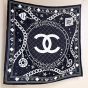 CHANEL 26S SCARF 90 IN SILK 304581