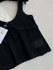 Chanel 25P Camisole Black Cashmere 220191
