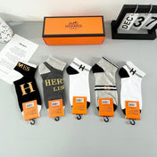 HERMES 26S ANKLE SOCKS 500245 (1 BOX)