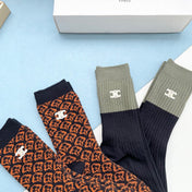 CELINE 26S CREW SOCKS 527749 (1 BOX)