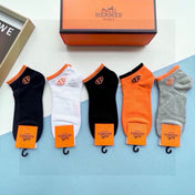 HERMES 26S ANKLE SOCKS 529104 (1 BOX)
