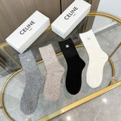 CELINE 26S CREW SOCKS 255128 (1 BOX)