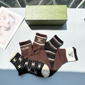 CELINE 26S ANKLE SOCKS 342054 (1 BOX)