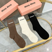 MIUMIU 26S CREW SOCKS 410317 (1 BOX)