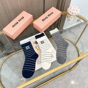 MIUMIU 26S CREW SOCKS 412421 (1 BOX)