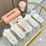 MIUMIU 26S ANKLE SOCKS 412423 (1 BOX)