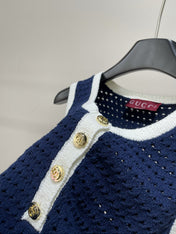 GUCCI PULLOVER KNIT DRESS WITH CUT-OUT DESIGN 276061