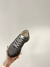GG RHYTON TRAINER GRAY CALFSKIN