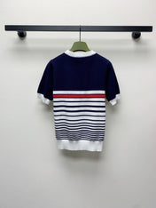 GUCCI SHORT-SLEEVE KNIT TOP 253100